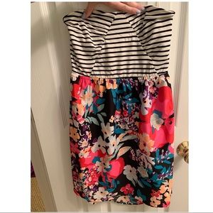 Roxy strapless dress